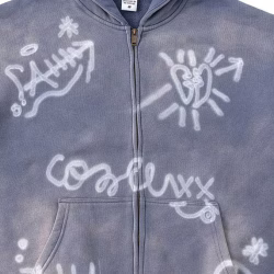 Зіп худі з утепленням "PEACE"