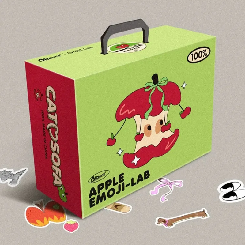 Кросівки "CAT & SOFA EMOJI-LAB RED"