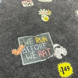 Футболка "WE RUN BEFORE WE RAT"