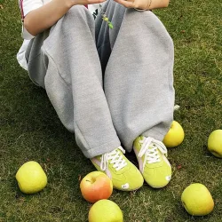 Кросівки "CAT & SOFA EMOJI-LAB GREEN APPLE"