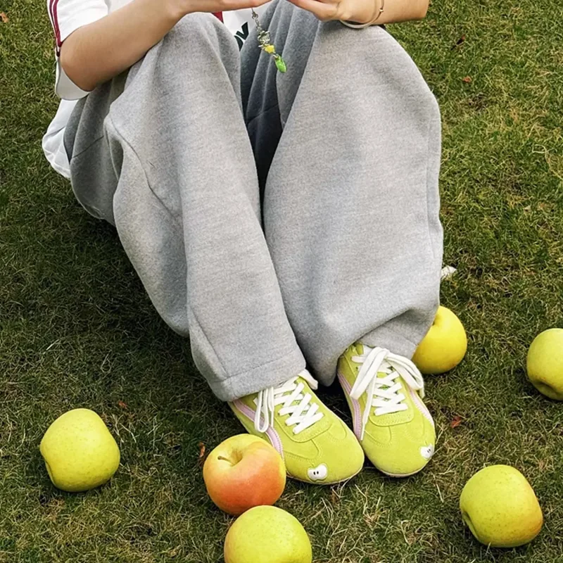 Кросівки "CAT & SOFA EMOJI-LAB GREEN APPLE"
