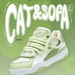 Кросівки "CAT & SOFA LIME"