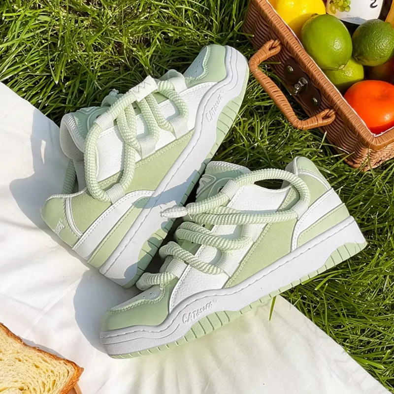 Кросівки "CAT & SOFA LIME"
