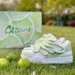 Кросівки "CAT & SOFA LIME"