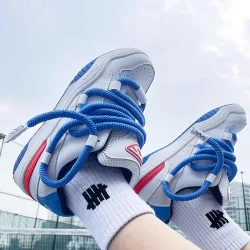 Кросівки "CAT & SOFA WHITE BLUE"