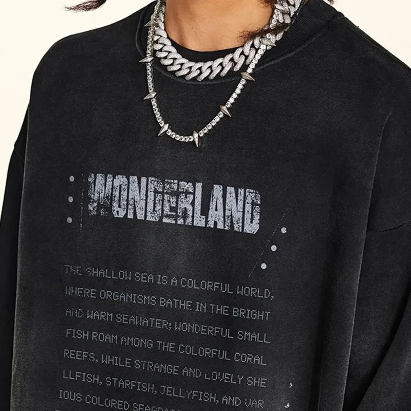 Світшот з утепленням "WONDERLAND"