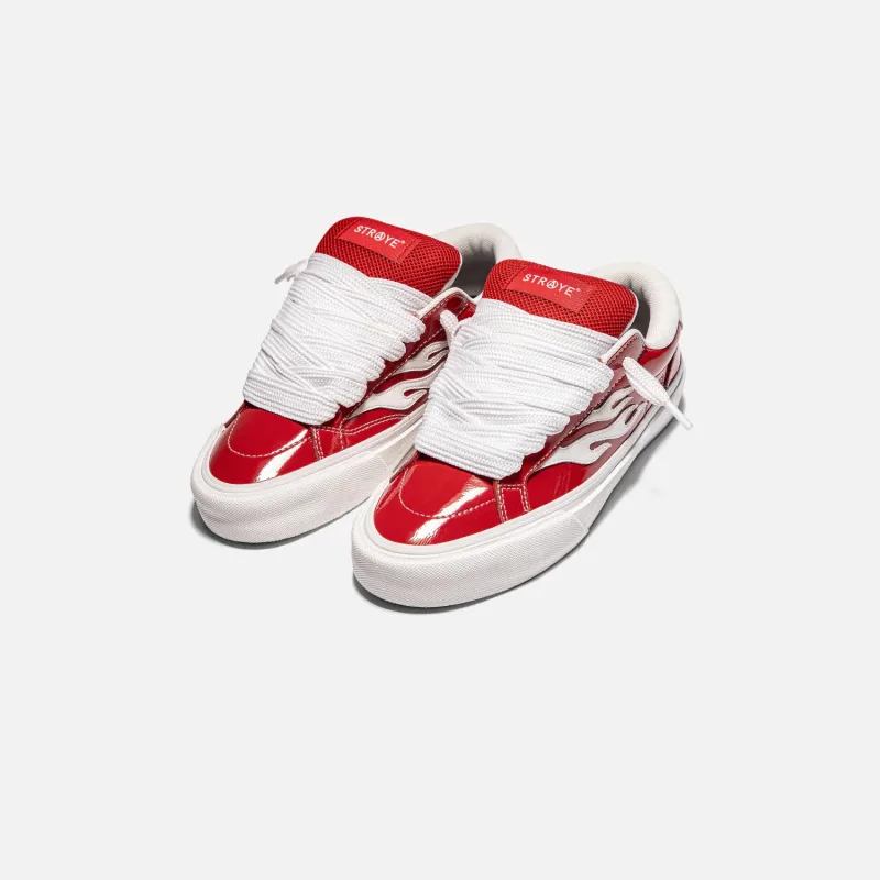 Кросівки "STRAYE LOGAN PUFF GLOSSY RED"