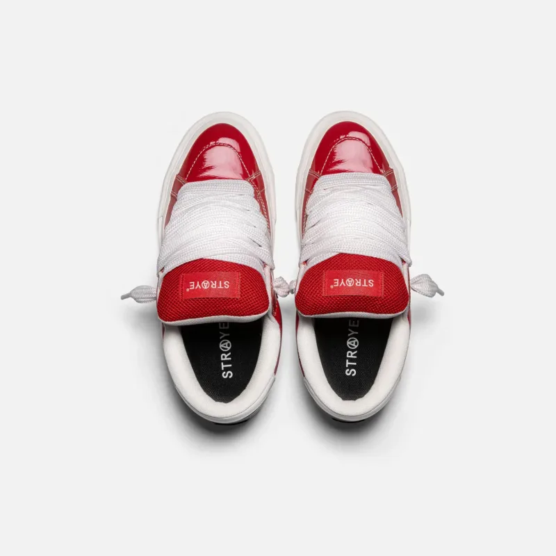 Кросівки "STRAYE LOGAN PUFF GLOSSY RED"